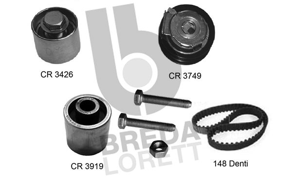 BREDA LORETT Zobsiksnas komplekts KCD0220